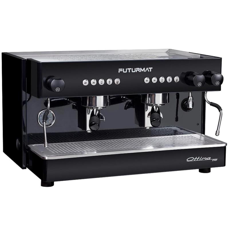 Профессиональная 2-х группная кофе машина Quality Espresso Ottima Futurmat, черная - фото #0