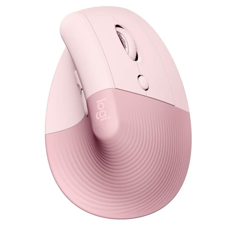 Мышка беспроводная USB/BT Logitech Lift Vertical Ergonomic Mouse, Rose (910-006478) - фото #0