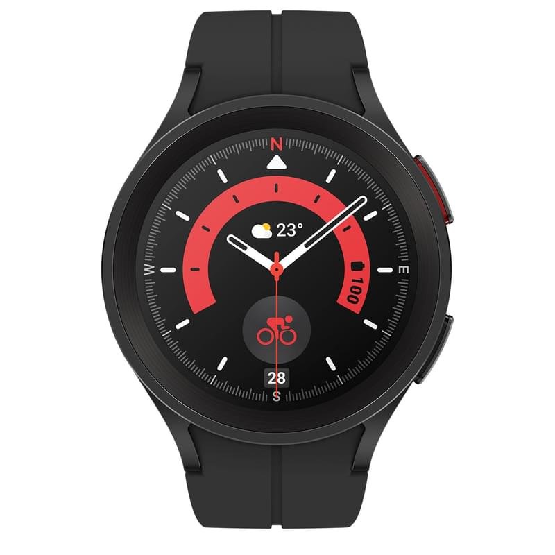 Смарт часы Samsung Galaxy Watch5 Pro Titanium 45mm, Black (SM-R920NZKACIS) - фото #1