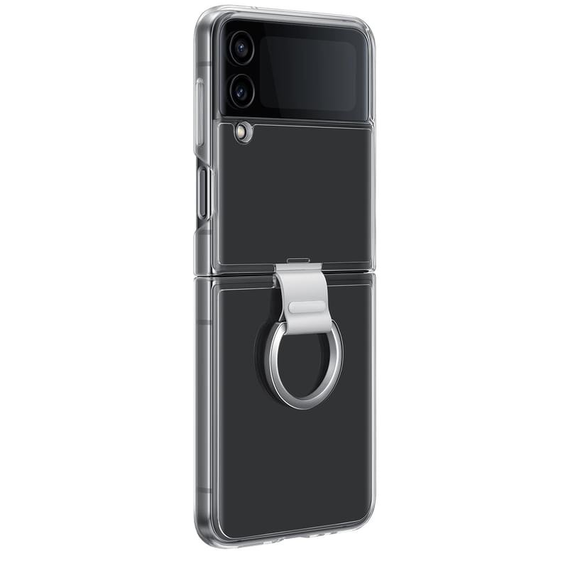 Чехол для Samsung Galaxy Z FLip4 Clear Cover with Ring, Transparency (EF-OF721CTEGRU) - фото #3
