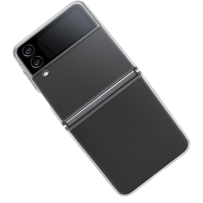 Чехол для Samsung Galaxy Z FLip4 Clear Slim Cover, Transparency (EF-QF721CTEGRU) - фото #2