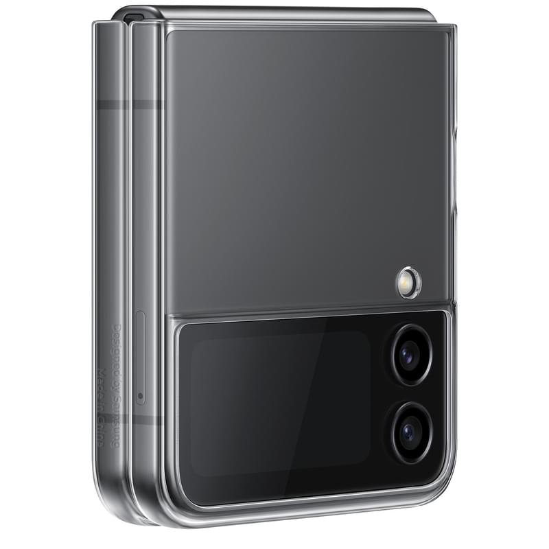 Чехол для Samsung Galaxy Z FLip4 Clear Slim Cover, Transparency (EF-QF721CTEGRU) - фото #5