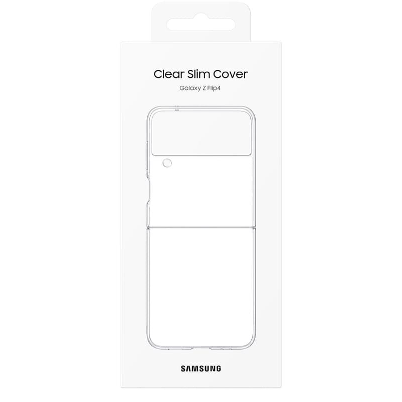 Чехол для Samsung Galaxy Z FLip4 Clear Slim Cover, Transparency (EF-QF721CTEGRU) - фото #6