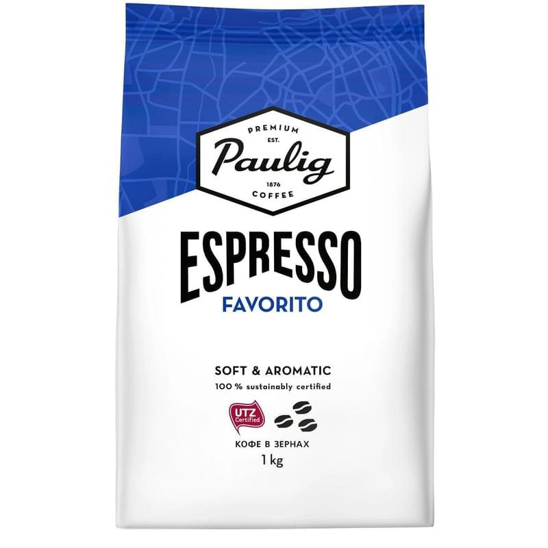 Кофе Paulig Espresso Favorito, зерно 1кг, 8284 - фото #0