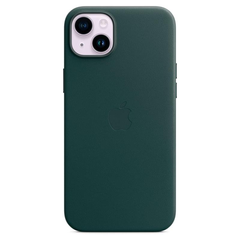 Чехол для iPhone 14 Plus, Leather Case with MagSafe, Forest Green (MPPA3ZM/A) - фото #2