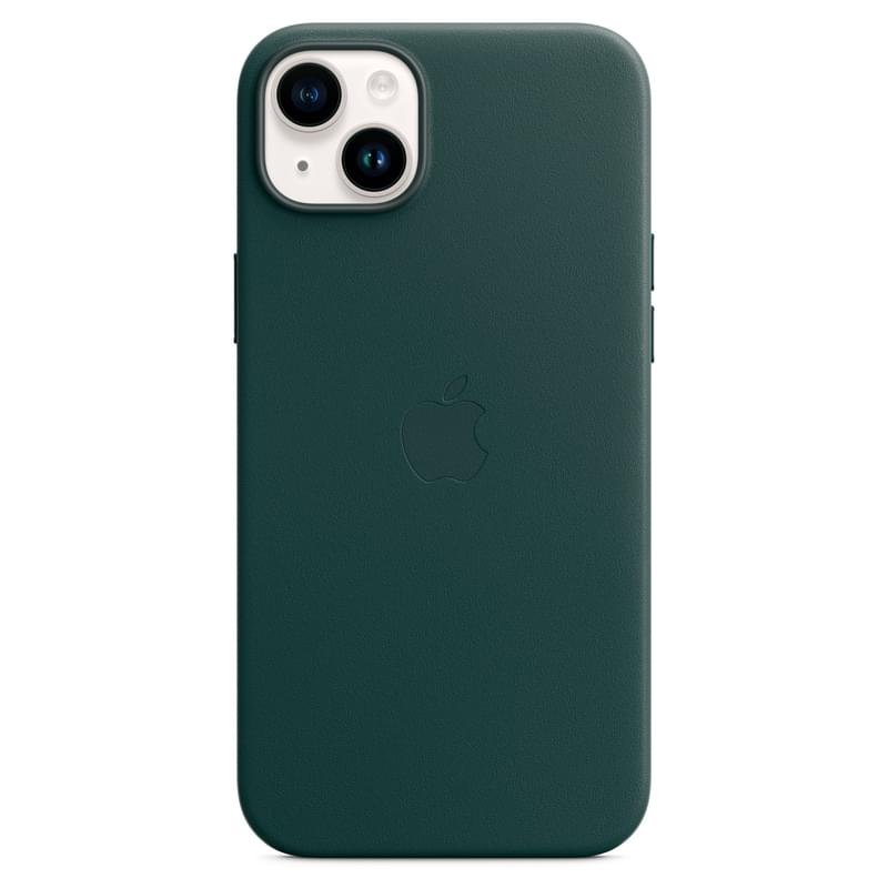 Чехол для iPhone 14 Plus, Leather Case with MagSafe, Forest Green (MPPA3ZM/A) - фото #4