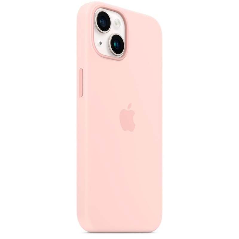 Чехол для iPhone 14, Silicone Case with MagSafe, Chalk Pink (MPRX3ZM/A) - фото #5