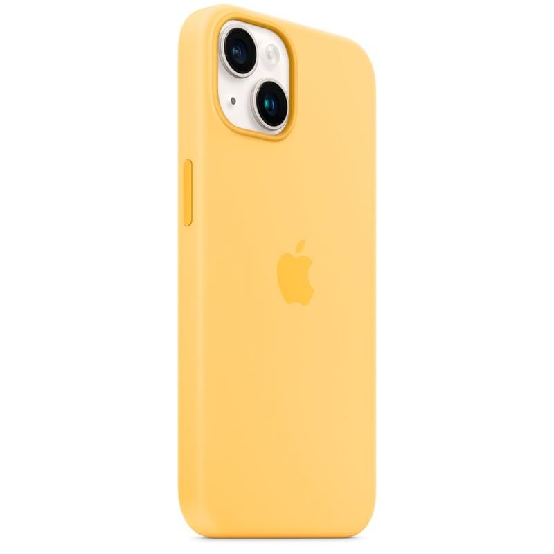 Чехол для iPhone 14, Silicone Case with MagSafe, Sunglow (MPT23ZM/A) - фото #5