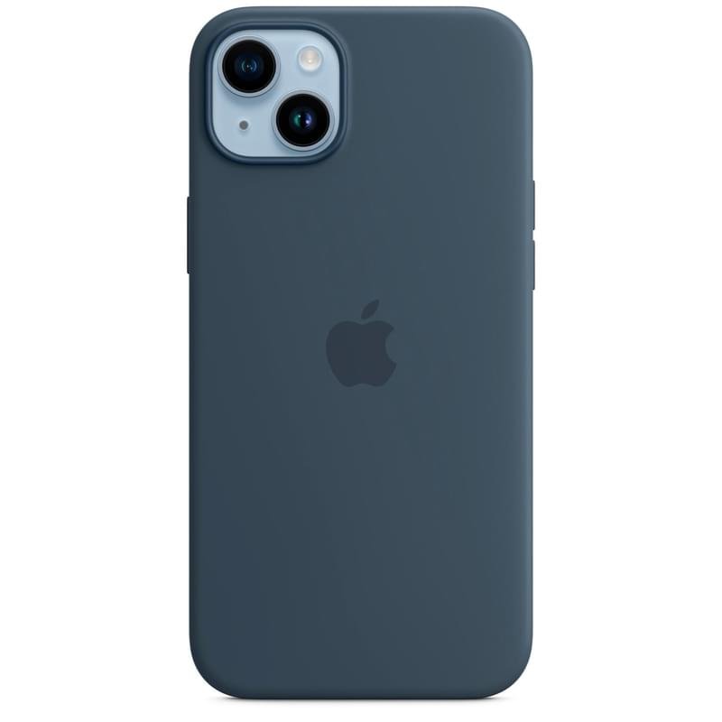 Чехол для iPhone 14 Plus, Silicone Case with MagSafe, Storm Blue (MPT53ZM/A) - фото #0
