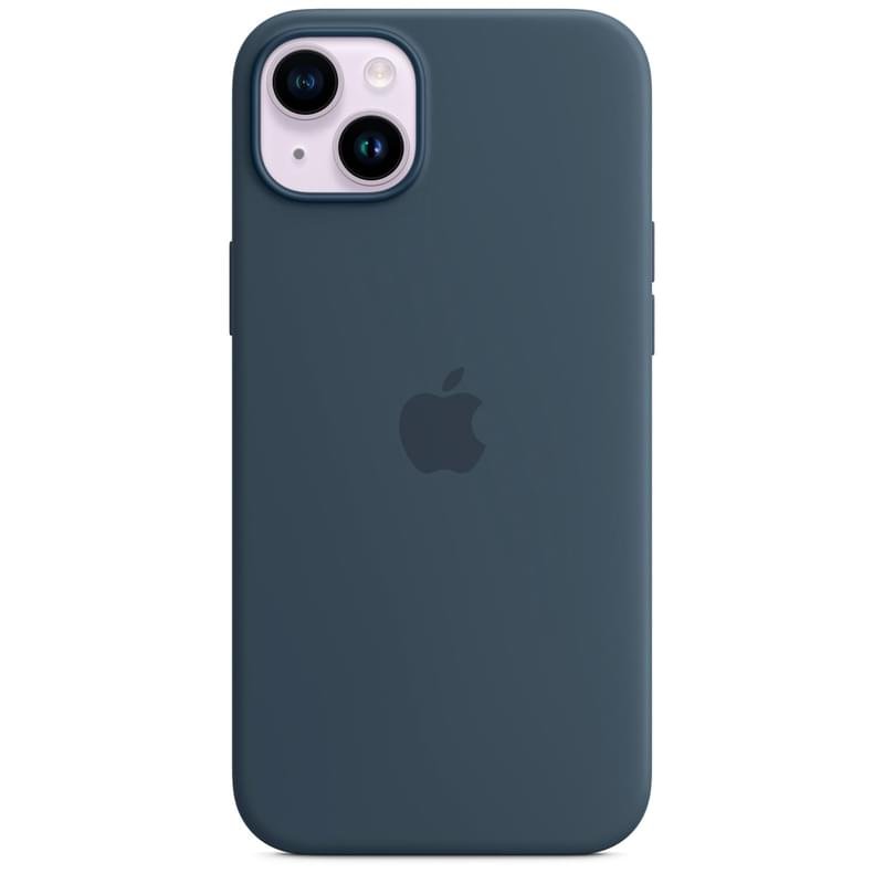 Чехол для iPhone 14 Plus, Silicone Case with MagSafe, Storm Blue (MPT53ZM/A) - фото #1