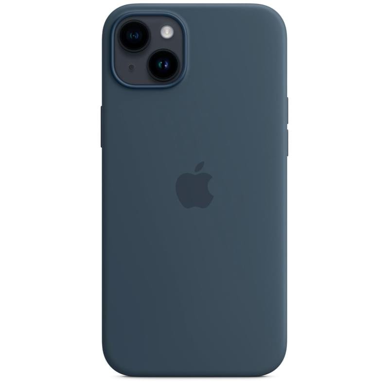 Чехол для iPhone 14 Plus, Silicone Case with MagSafe, Storm Blue (MPT53ZM/A) - фото #2