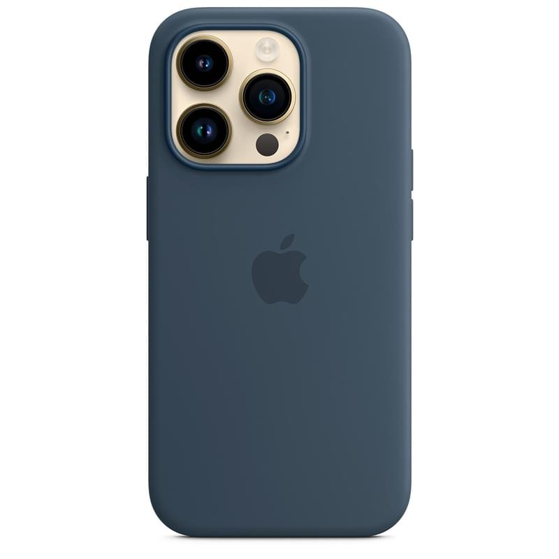 Чехол для iPhone 14 Pro, Silicone Case with MagSafe, Storm Blue (MPTF3ZM/A) - фото #0