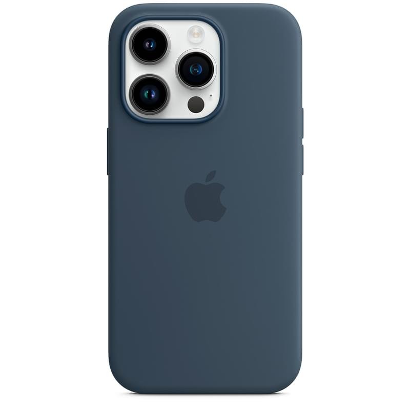 Чехол для iPhone 14 Pro, Silicone Case with MagSafe, Storm Blue (MPTF3ZM/A) - фото #1