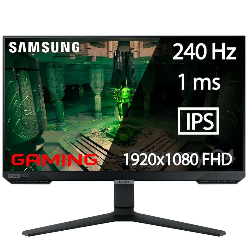 Монитор Игровой 25" Samsung G4 LS25BG400EIXCI 1920x1080 16:9 IPS 240ГЦ (2HDMI+DP) Black - фото #0