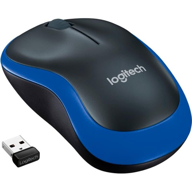 Мышка беспроводная USB Logitech M185, Blue (910-002239) - фото #0