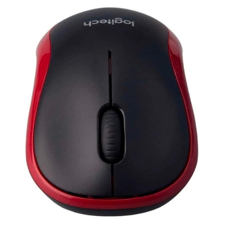 Мышка беспроводная USB Logitech M185, Red (910-002240) - фото #2