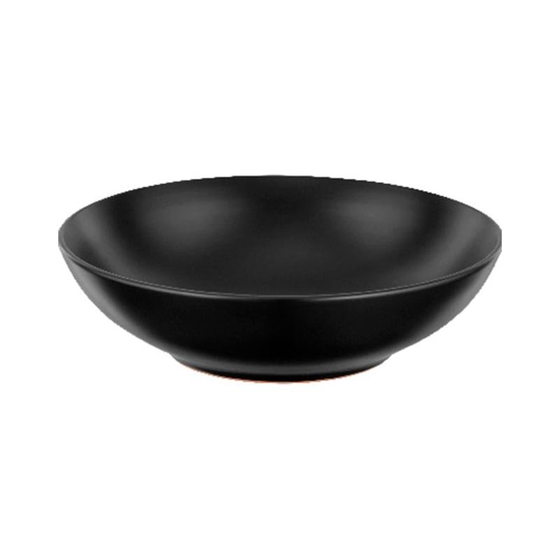 Тарелка суповая черная керамика 20см Molize Ardesto AR2920MB - фото #0