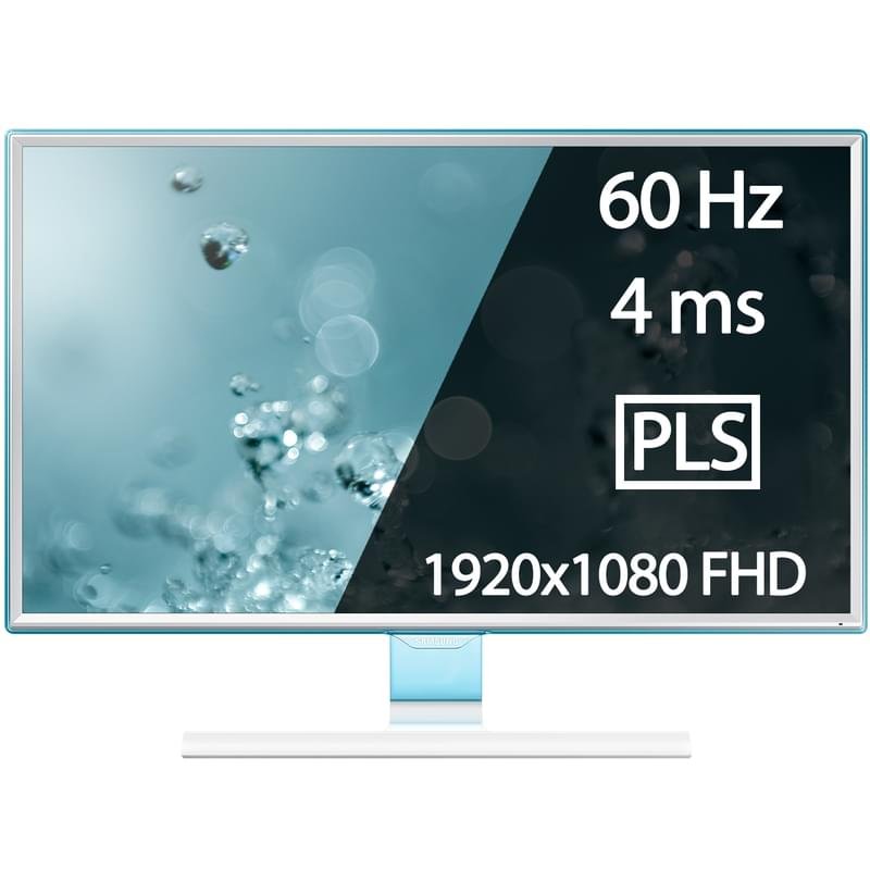 Монитор 23.6" Samsung LS24E391HLO 1920х1080 16:9 PLS 60ГЦ (HDMI+VGA) White - фото #0