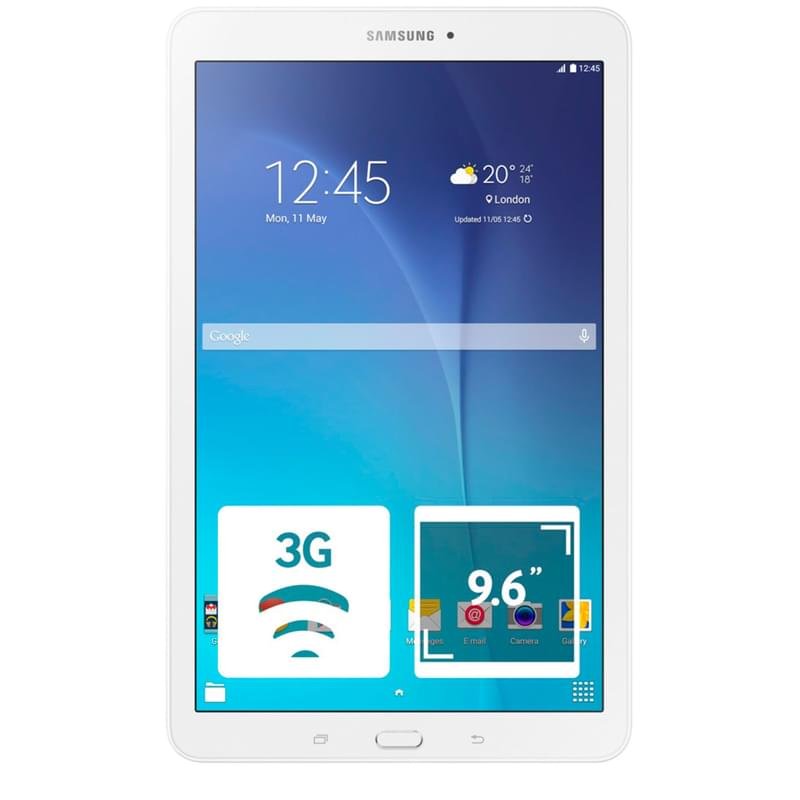 Планшет Samsung Galaxy Tab E 8GB WiFi + 3G White (SM-T561NZWASKZ) - фото #0