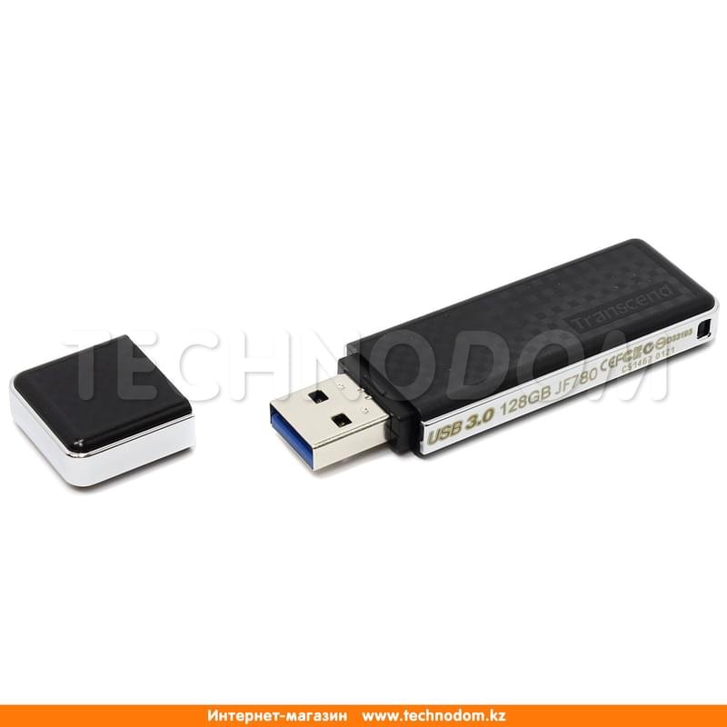 USB Флешка 128GB Transcend JetFlash 780 Type-A 3.1 Gen 1 (3.0) Black (TS128GJF780) - фото #2