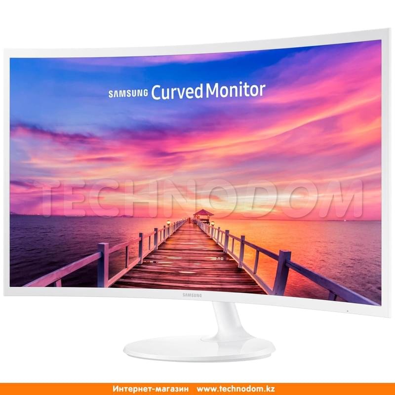 Монитор 32" Samsung LC32F391FWIX 1920х1080 16:9 VA 60ГЦ (HDMI+VGA) Curved White - фото #3