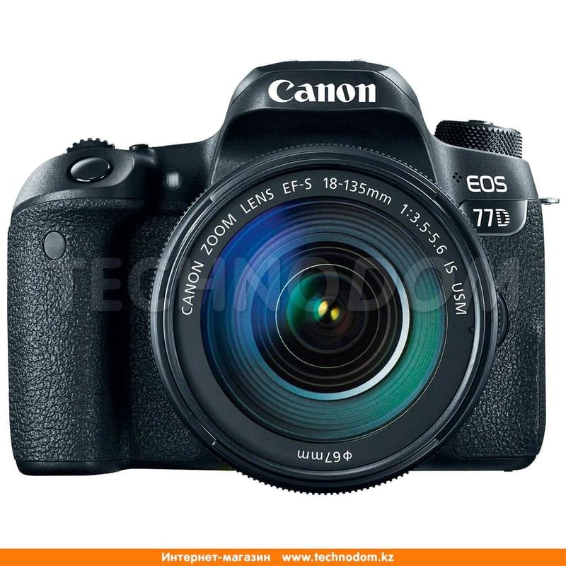 Зеркальный фотоаппарат Canon EOS 77D EF-S 18-135 IS USM - фото #0