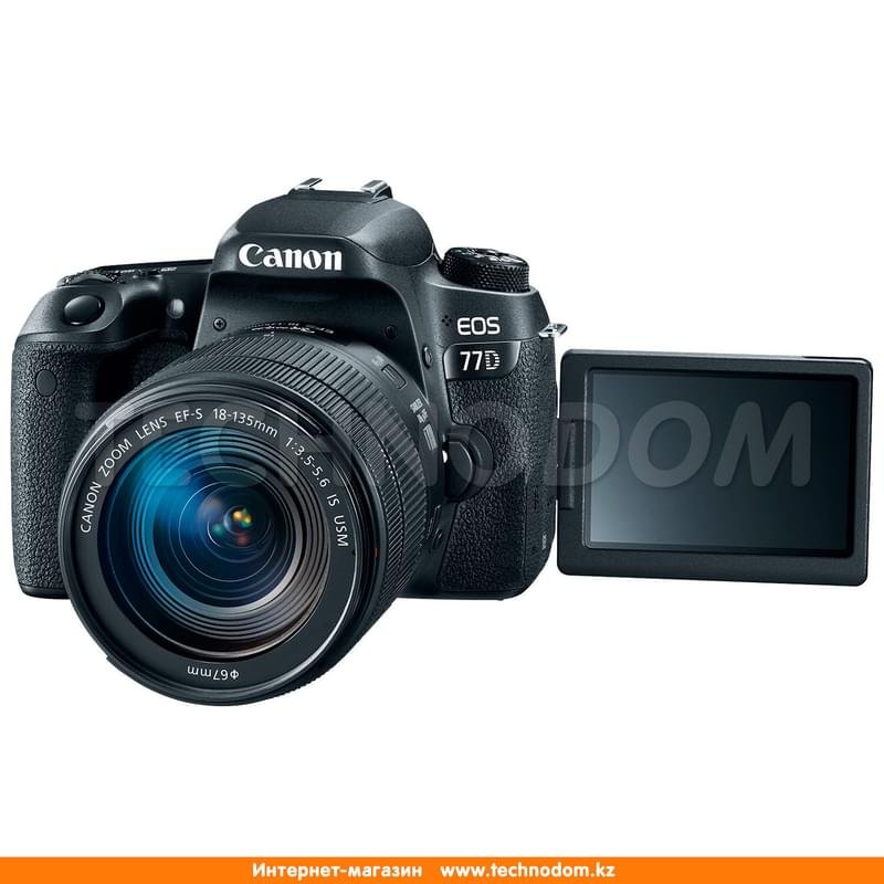 Зеркальный фотоаппарат Canon EOS 77D EF-S 18-135 IS USM - фото #2