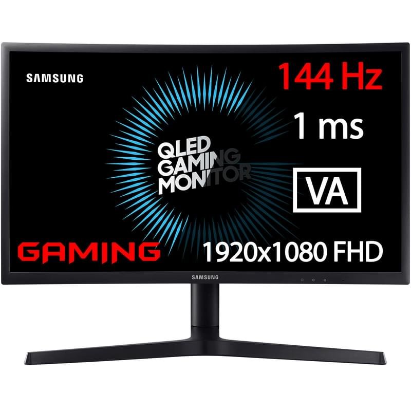 Монитор Игровой 23.5" Samsung LC24FG73FQIXCI 1920х1080 16:9 VA 144ГЦ (2HDMI+DP) Curved Black - фото #0