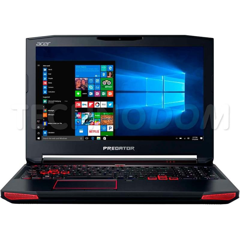 Игровой ноутбук Acer Predator G9-593N i7 7700HQ / 16ГБ / 1000HDD / 128SSD / GTX1060 6ГБ / 15.6 / Win10 / (NH.Q1YER.006) - фото #0