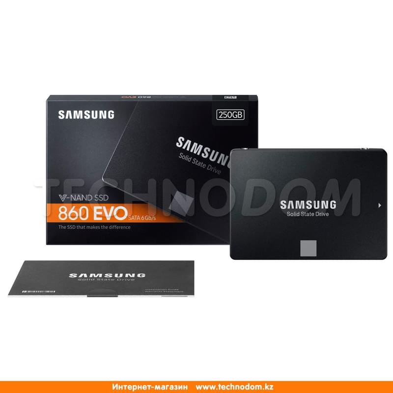 Внутренний SSD 2.5" 7мм 250GB 860 Samsung EVO SATA-III (MZ-76E250BW) - фото #6