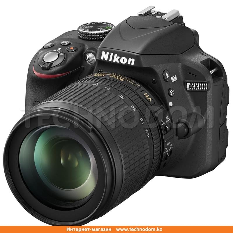 Зеркальный фотоаппарат Nikon D3300+18-105 VR Black - фото #0