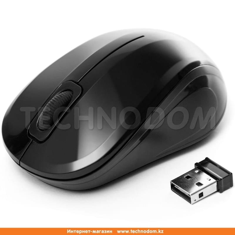 Мышка беспроводная USB Delux DLM-135OGB Black - фото #1