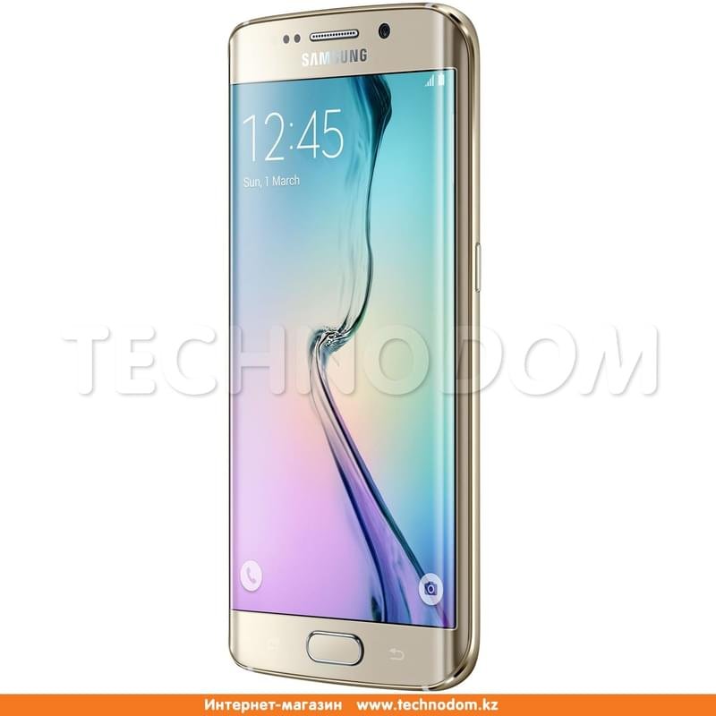 Смартфтон Samsung Galaxy S6 edge 32GB Gold - фото #4