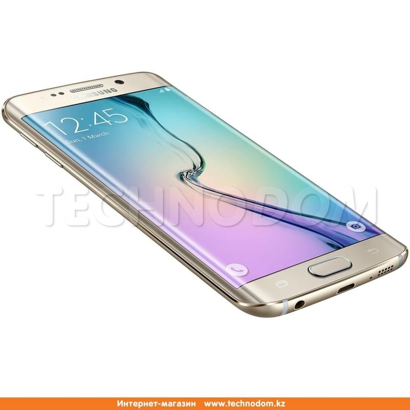 Смартфтон Samsung Galaxy S6 edge 32GB Gold - фото #5