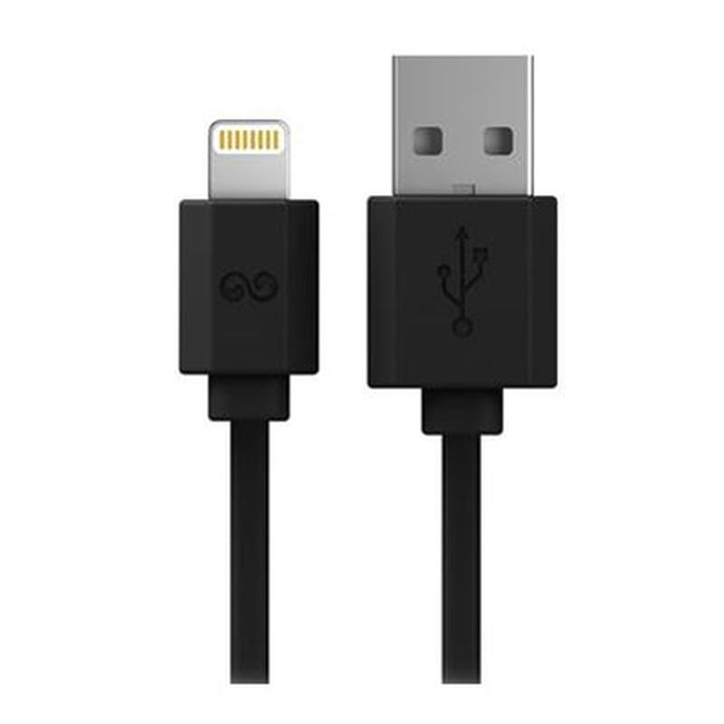 Кабель Lightning (MFi) 8pin - USB 2.0, iWalk, 1м, Черный (CST004iBL) - фото #0