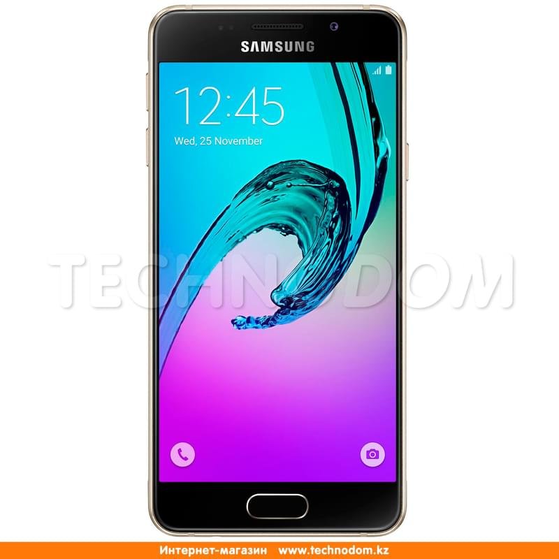 Смартфон Samsung Galaxy A3 2016 16GB Gold - фото #0