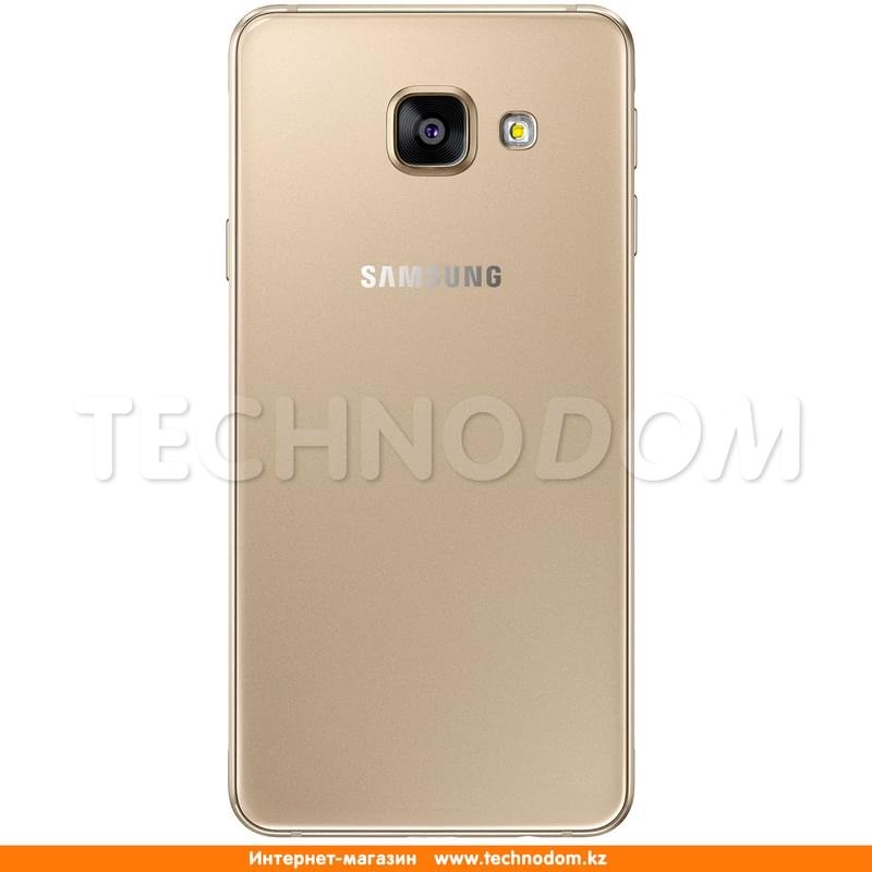 Смартфон Samsung Galaxy A3 2016 16GB Gold - фото #1