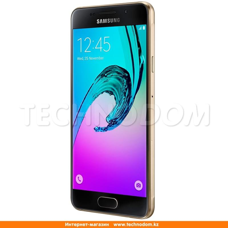 Смартфон Samsung Galaxy A3 2016 16GB Gold - фото #2