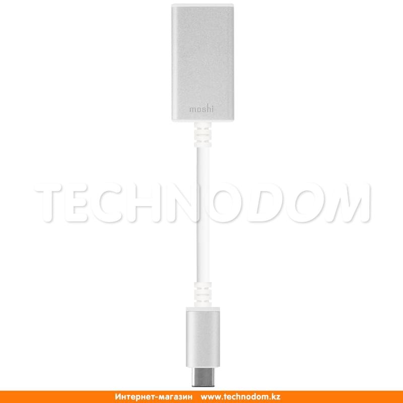 Переходник USB на Type-C 3.1, Moshi, Silver (99MO084200) - фото #0