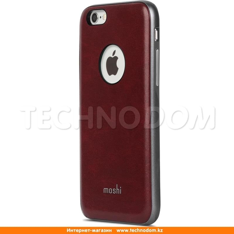 Чехол для iPhone 6S/6 Moshi, iGlaze Napa, Поликарбонат, Burgundy Red (99MO079521) - фото #2