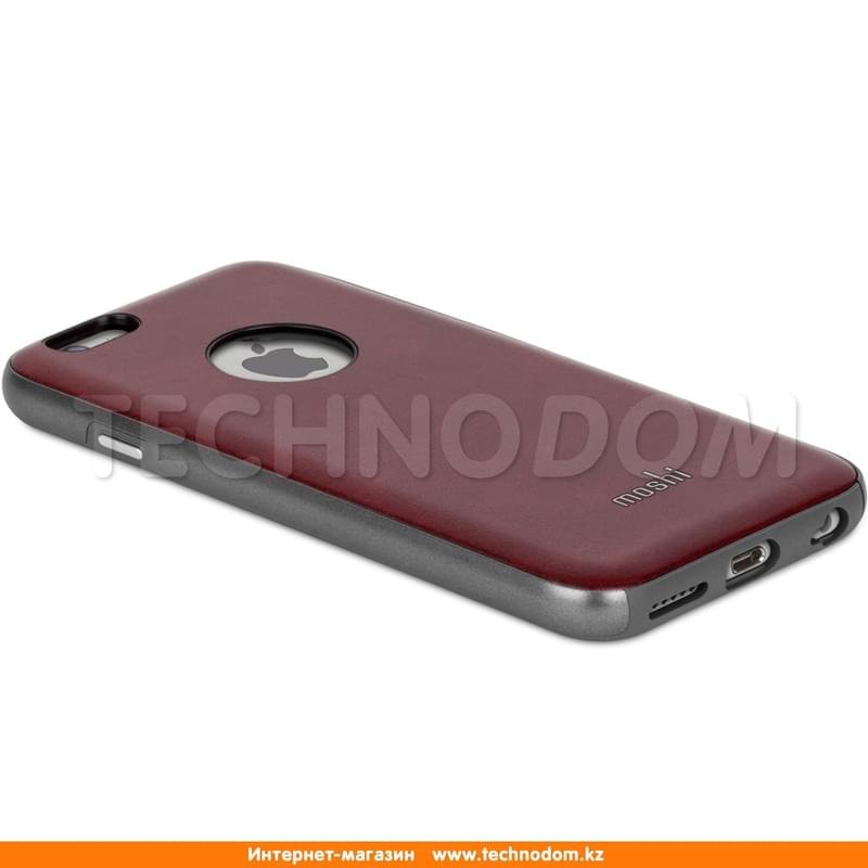 Чехол для iPhone 6S/6 Moshi, iGlaze Napa, Поликарбонат, Burgundy Red (99MO079521) - фото #4