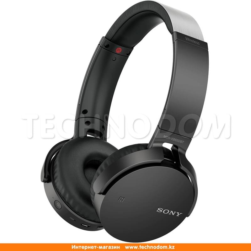 Наушники Накладные Sony Bluetooth MDR-XB650BT, Black - фото #0