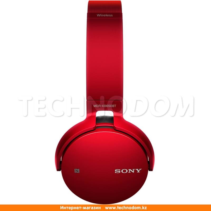 Наушники Накладные Sony Bluetooth MDR-XB650BT, Red - фото #2