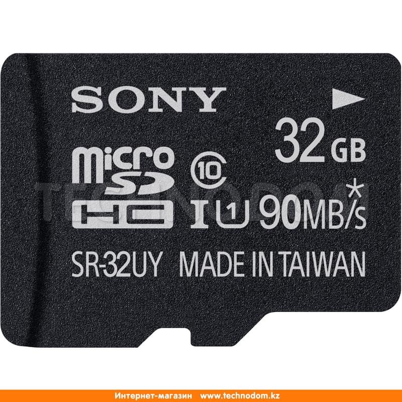 Карта памяти MicroSD 32GB Sony UHS-I 90MB/s, Class 10 + SD Adapter (SR32UY3A) - фото #0