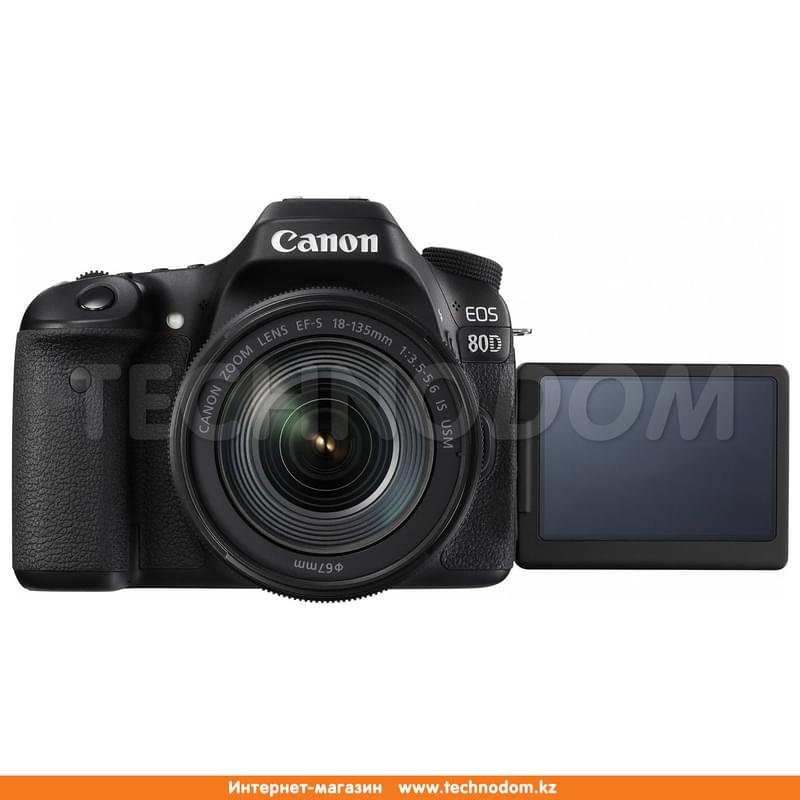 Зеркальный фотоаппарат Canon EOS 80D EF-S 18-135 IS USM - фото #6