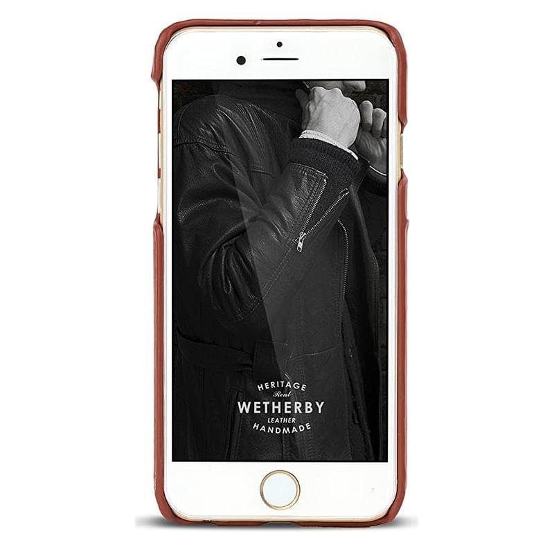 Чехол для iPhone 7/8 Designskin, Wetherby Pocket Bar Typе, Поликарбонат+Кожа, Brown (IP7WBPB6303) - фото #0
