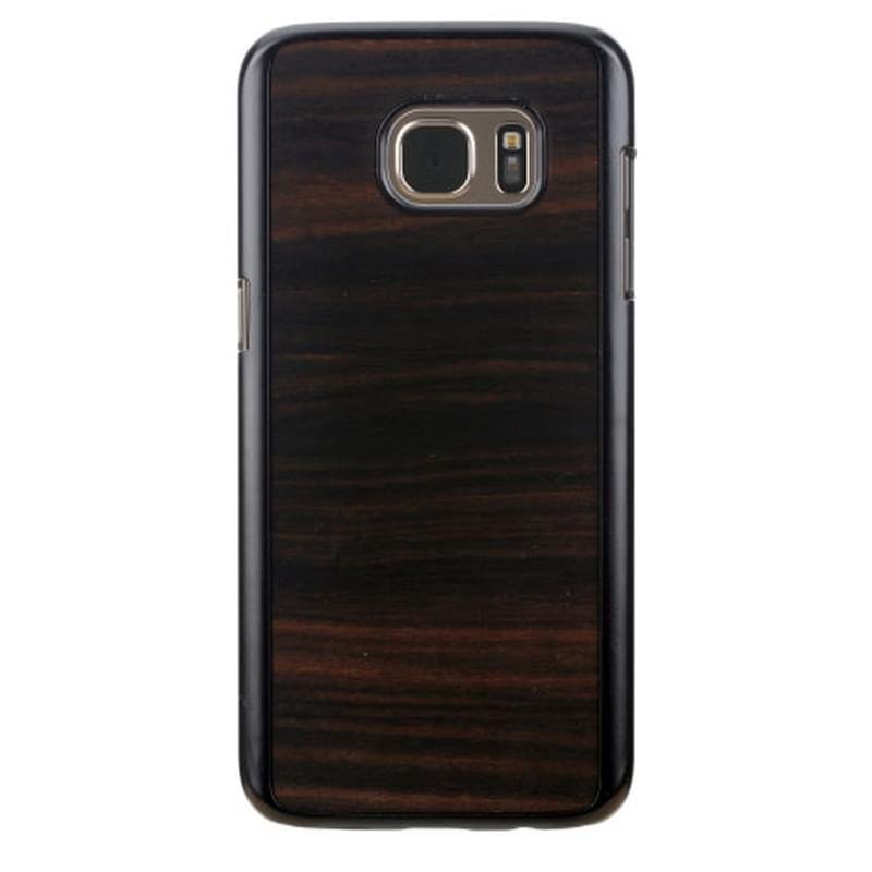 Чехол для Samsung Galaxy S7 Edge/G935, Man&Wood, Поликарбонат+Дерево, Ebony (M3717J) - фото #0