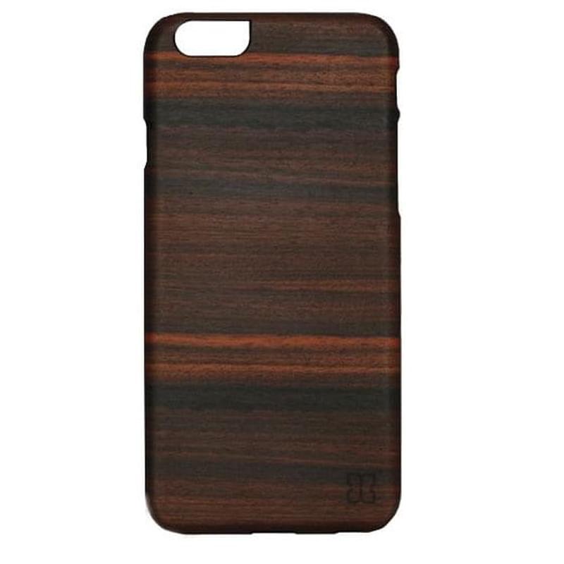 Чехол для iPhone 6S/6 Man&Wood, Поликарбонат+Дерево, Ebony (M1417B) - фото #0