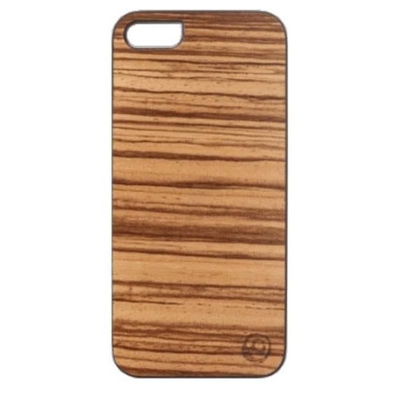 Чехол для iPhone SE/5S/5 Man&Wood, Поликарбонат+Дерево, Zebrano (M1113B) - фото #0