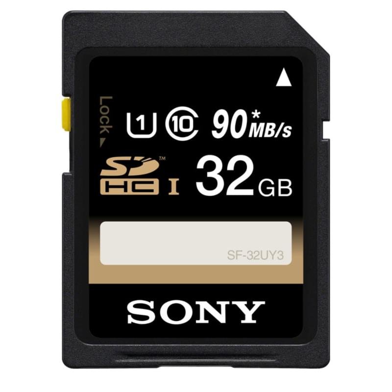 Карта памяти Secure Digital 32GB Sony UHS-I 90MB/s, Class 10 (SF32UYT/90) - фото #0